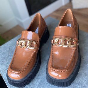 Steven Madden Platform Loafers Tan/Brown